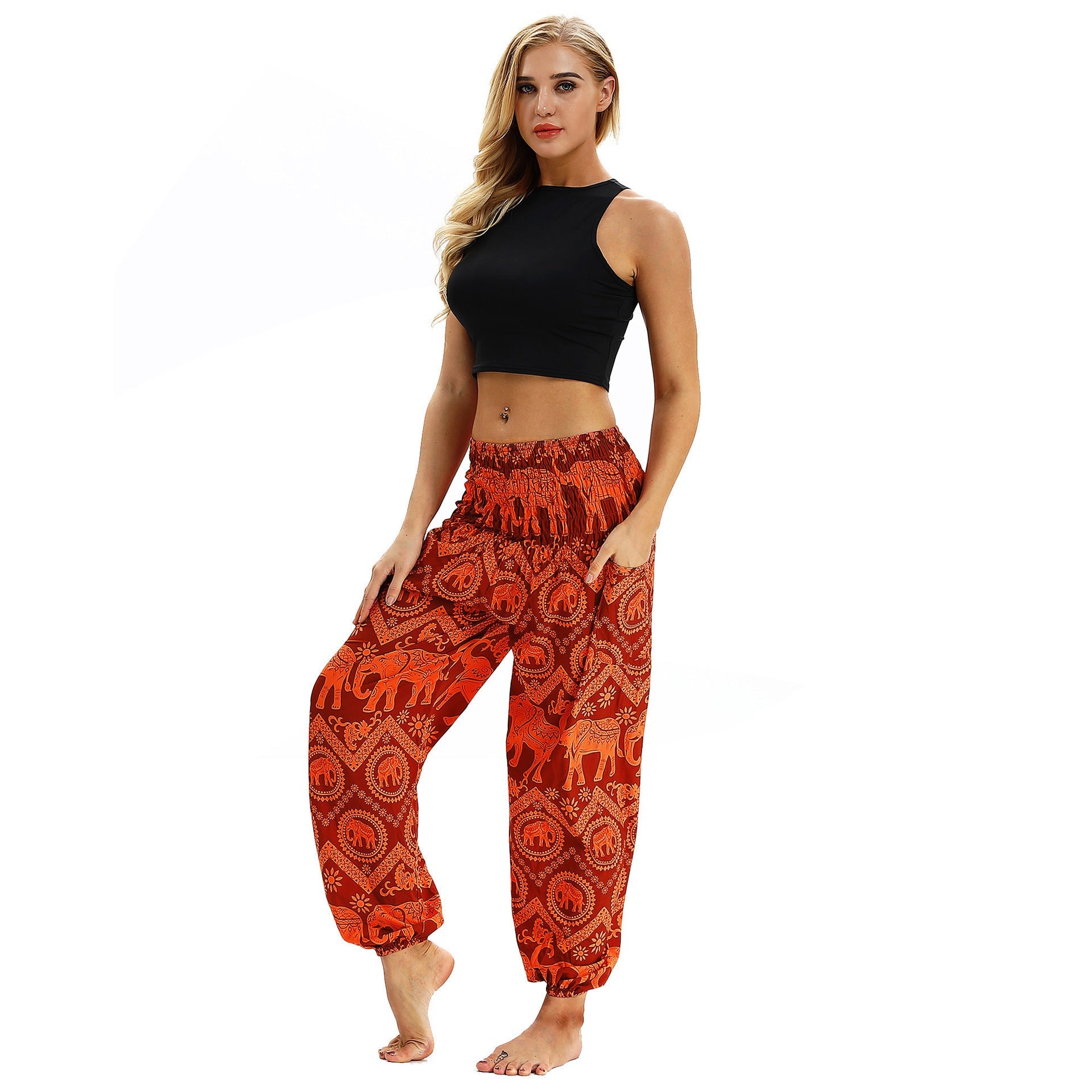 Belly Dance Yoga Pants YCI017 One size 0 - Tophatter Daily Deals