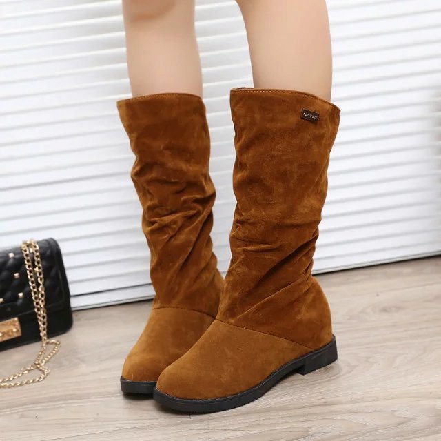 2021 autumn and winter new lady boots 0 - Tophatter Daily Deals