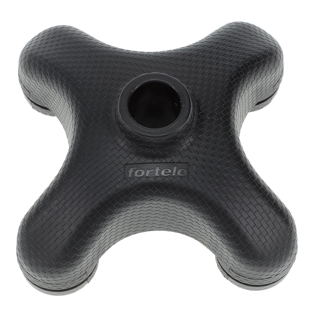 SafeTbase Self-Standing Cane Tip: Black Enhanced Stability Large Cane Tips - Tophatter Daily Deals
