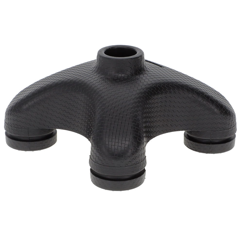 SafeTbase Self-Standing Cane Tip: Black Enhanced Stability Large Cane Tips - Tophatter Daily Deals