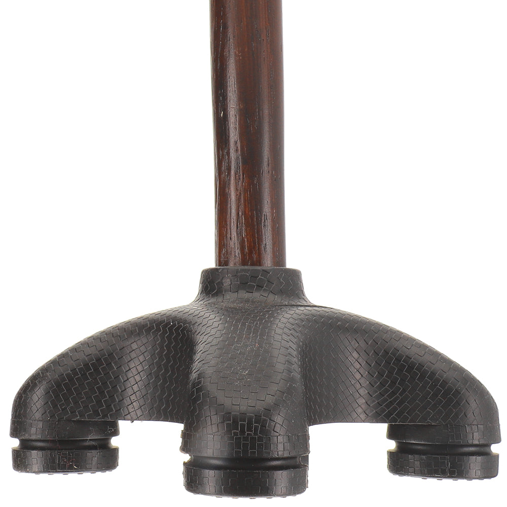 SafeTbase Self-Standing Cane Tip: Black Enhanced Stability Large Cane Tips - Tophatter Daily Deals