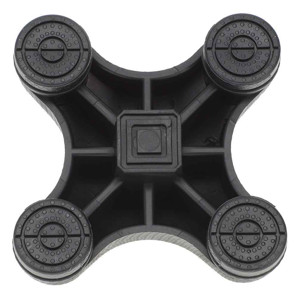 SafeTbase Self-Standing Cane Tip: Black Enhanced Stability Large Cane Tips - Tophatter Daily Deals