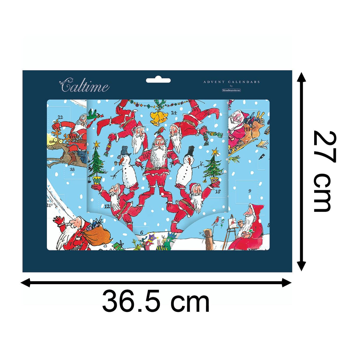 Quentin Blake Active Santa Christmas Advent Calendar 3D Fold-Out Advent Calendar Advent Calendar - Tophatter Daily Deals