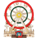 Christmas LED Ferris Wheel Ornament | Light-up Big Wheel Spinning Decoration LED Light - Tophatter Daily Deals