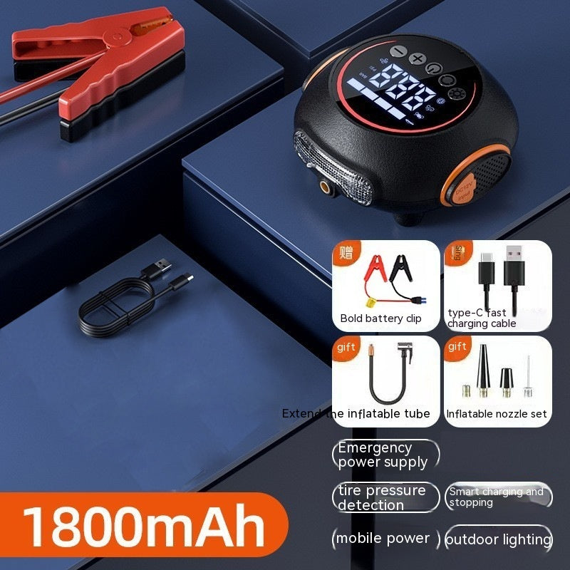 Automobile Emergency Start Power Source Air All-in-one Machine 12V A 0 - Tophatter Daily Deals