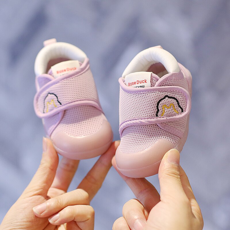 Breathable Mesh Baby Walking Shoes with Soft Soles 0 - Tophatter Daily Deals