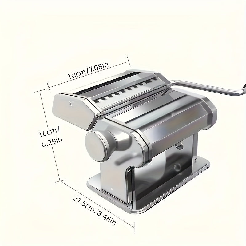 Manual Stainless Steel Pasta Maker Tool Kitchen Appliances - Tophatter Daily Deals