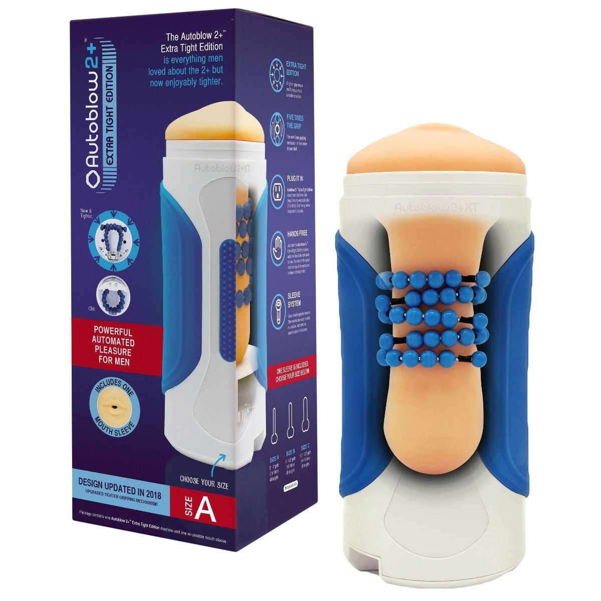 Autoblow 2+ Extra Tight Blowjob Masturbator in Size A Male Masturbator - Tophatter Daily Deals