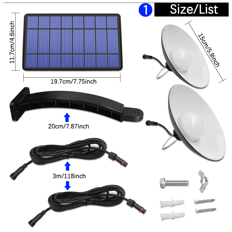 16LED solar chandelier 0 - Tophatter Daily Deals