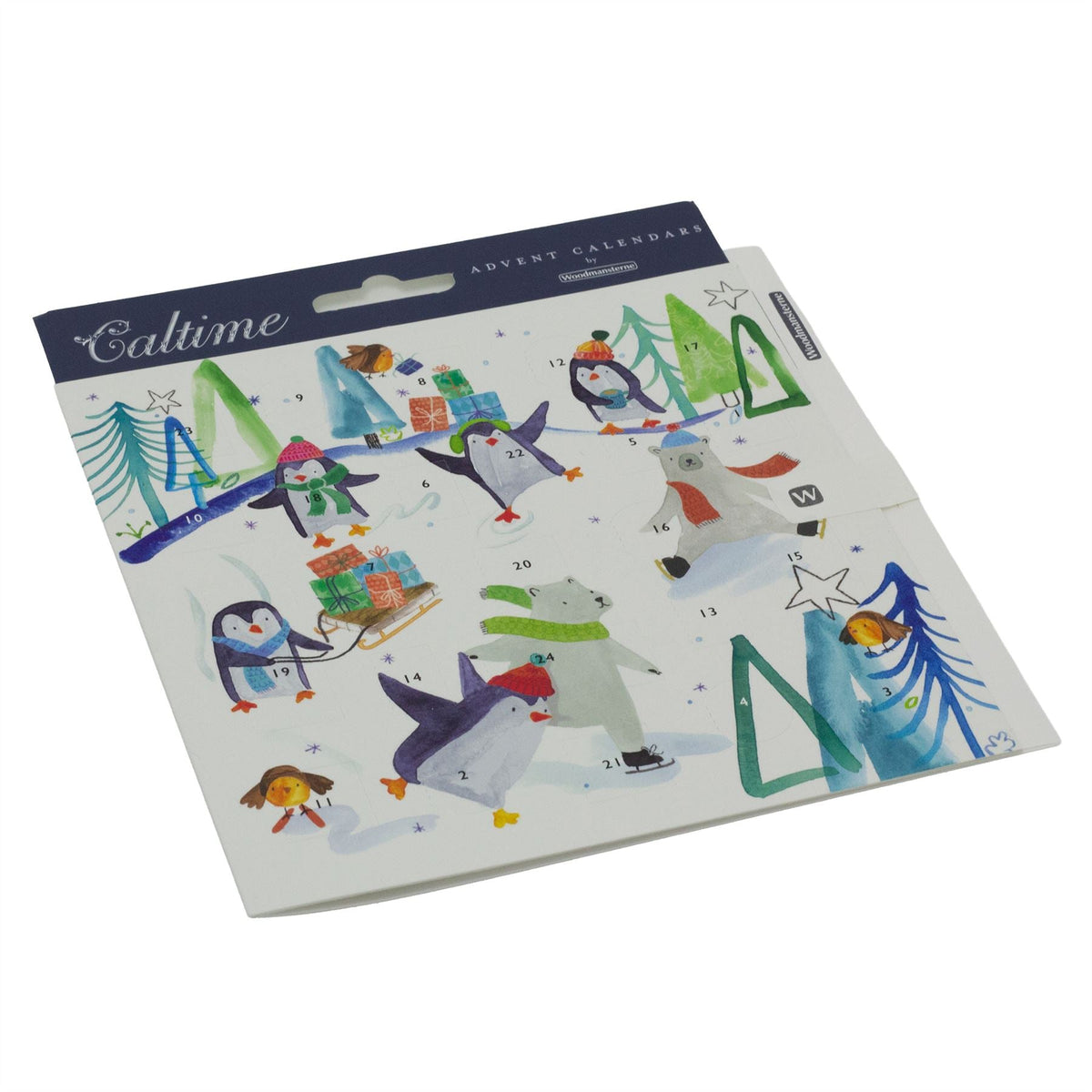 Wintertime Fun Advent Calendar Greetings Card | Christmas Advent Calendar Advent Calendar - Tophatter Daily Deals