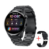 BW0256 Smart Watch - Bluetooth Call Music Fitness Tracker Black crude steel Smartwatches & Fitness Trackers - Tophatter Daily Deals