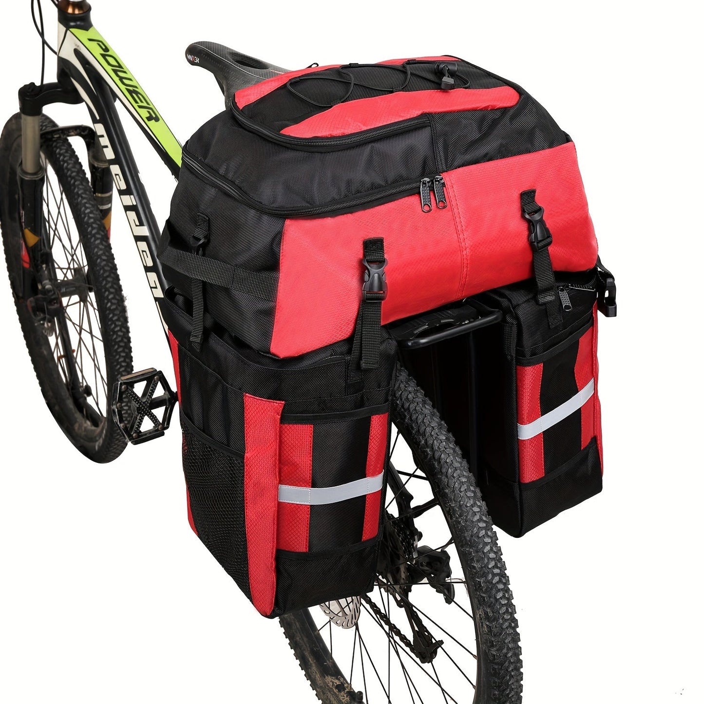 3-in-1 Bicycle Rear Seat Storage Bag Bicycle Accessories - Tophatter Daily Deals