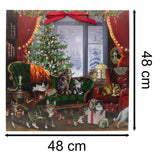 Cats at Christmas Advent Calendar | Advent Calendar with 24 Cat Scenes & Glitter Advent Calendar - Tophatter Daily Deals