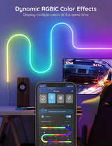 12V24V Bluetooth WIFI5 M RGBIC Colorful Music Neon Light 0 - Tophatter Daily Deals