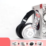 Bluetooth Headset Head-mounted Noise Reduction Foldable Ultra-long Battery Life Men And Women Running White Learning 0 - Tophatter Daily Deals