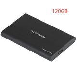 Akassis Mobile Hard Drive High-Speed Metal Supports Android Phones Black 120GB 0 - Tophatter Daily Deals