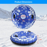 47-Inch Inflatable Snow Tube Outdoor Recreation - Tophatter Daily Deals