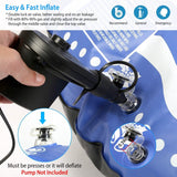 47-Inch Inflatable Snow Tube Outdoor Recreation - Tophatter Daily Deals