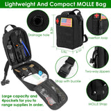 47-Pieces: Emergency Survival Kit EDC Gear Equipment Tool with Pouch Outdoor Recreation - Tophatter Daily Deals