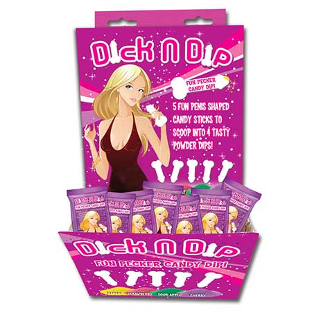 Dick N Dip-Candy Fun Dip (Asst Flavors) 40/Dp - Tophatter Daily Deals