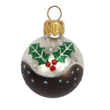 Mini Christmas Pudding Bauble | Small Hanging Ornament for Christmas Tree - 4cm Baubles - Tophatter Daily Deals