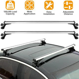 47.24-Inch Universal Top Roof Rack Cross Bar Automotive - Tophatter Daily Deals