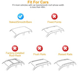 47.24-Inch Universal Top Roof Rack Cross Bar Automotive - Tophatter Daily Deals