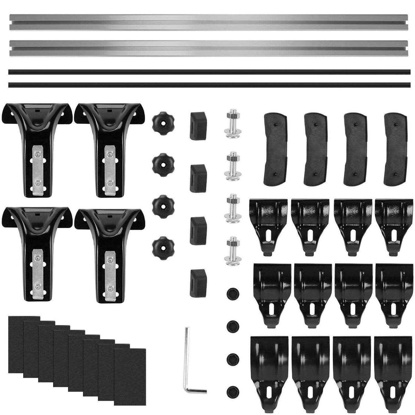 47.24-Inch Universal Top Roof Rack Cross Bar Automotive - Tophatter Daily Deals