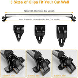47.24-Inch Universal Top Roof Rack Cross Bar Automotive - Tophatter Daily Deals