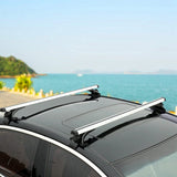 47.24-Inch Universal Top Roof Rack Cross Bar Automotive - Tophatter Daily Deals