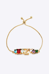 U to Z Zircon Bracelet Z One Size Bracelets - Tophatter Daily Deals