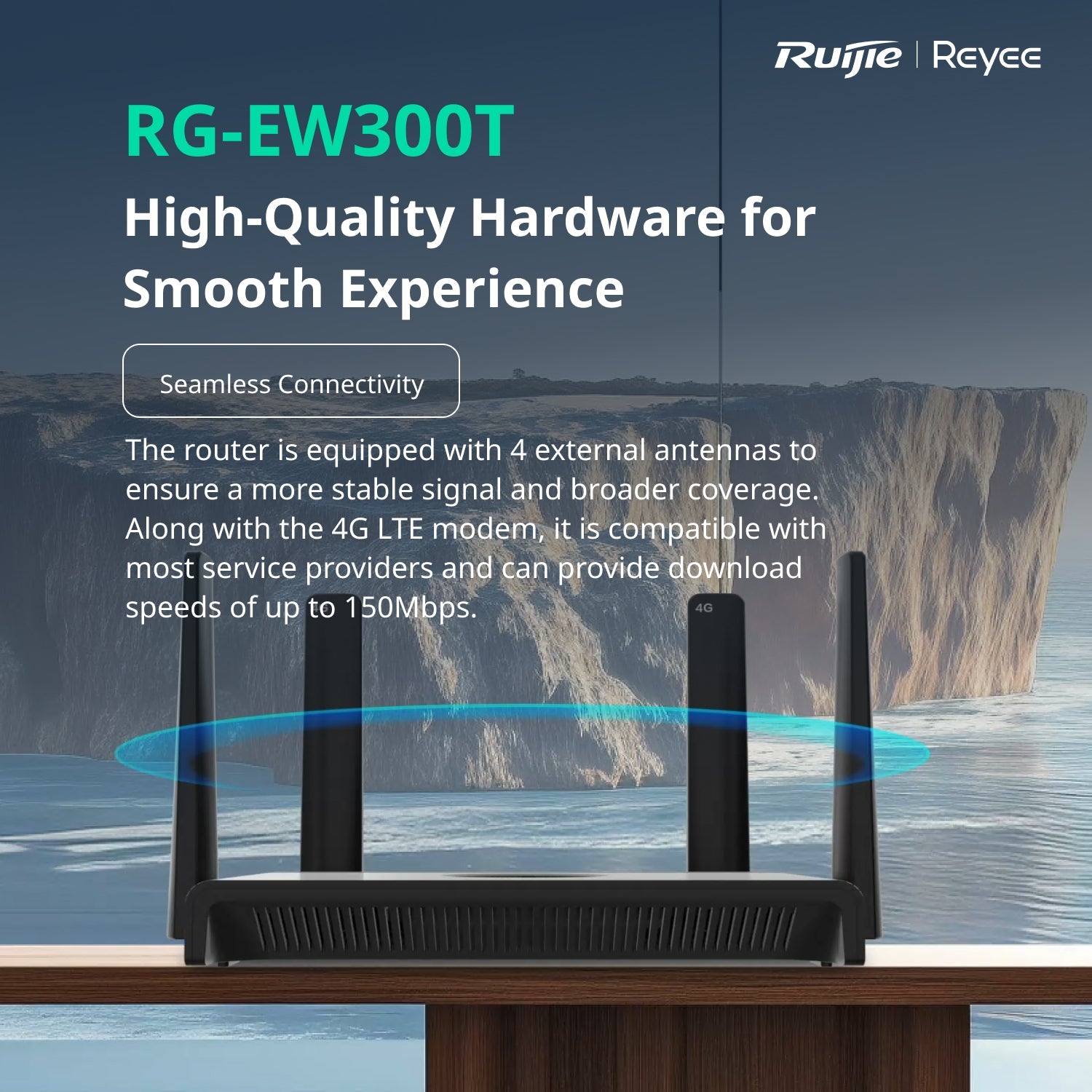 REYEE N300 WIRELESS 4G LTE ROUTER - Tophatter's Army Deals 25 - Tophatter Daily Deals