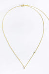 V To Z Zircon 925 Sterling Silver Necklace Necklaces - Tophatter Daily Deals