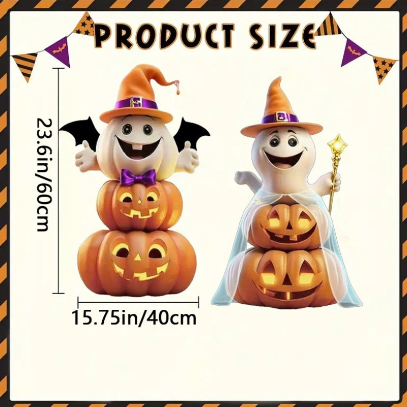 Halloween Garden Decorations Plastic Lawn Decor (2pcs) Halloween - Tophatter Daily Deals