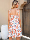 Floral Tiered Spaghetti Strap Dress Casual Dresses - Tophatter Daily Deals