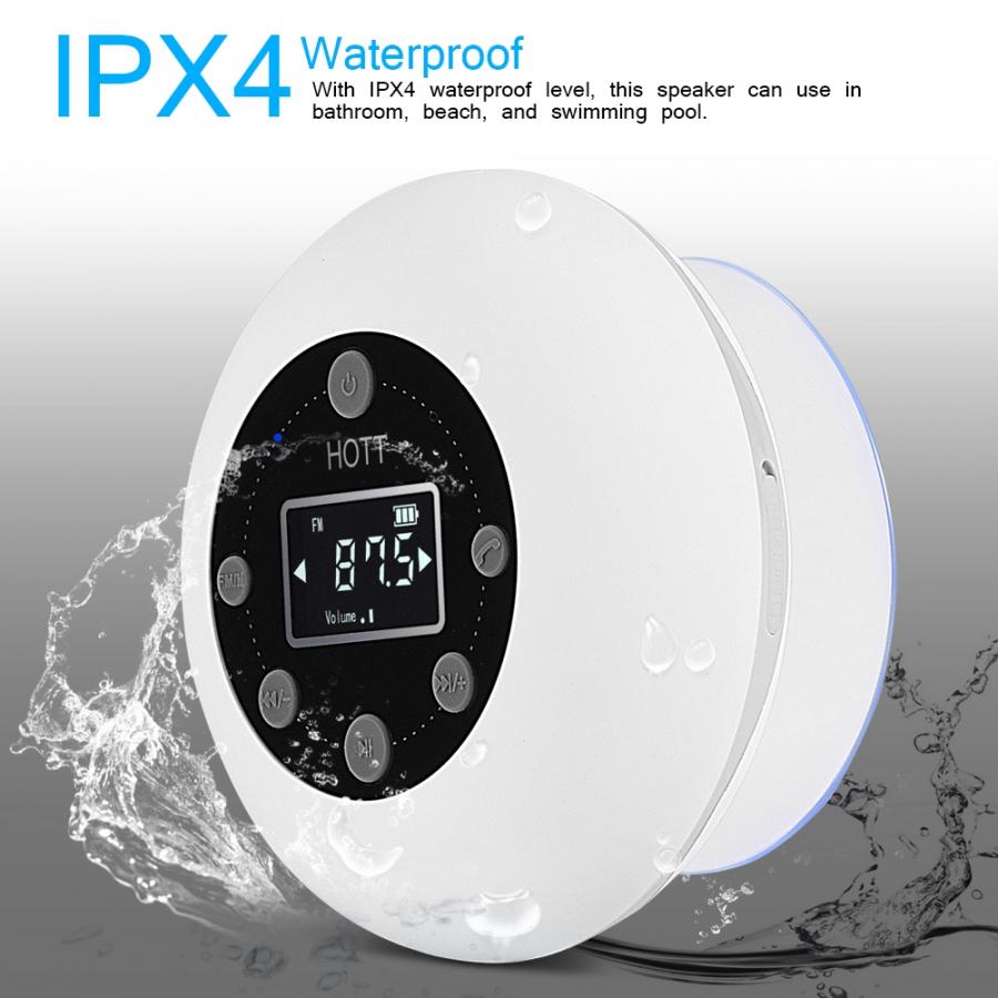 Bluetooth speaker in bathroom 0 - Tophatter Daily Deals