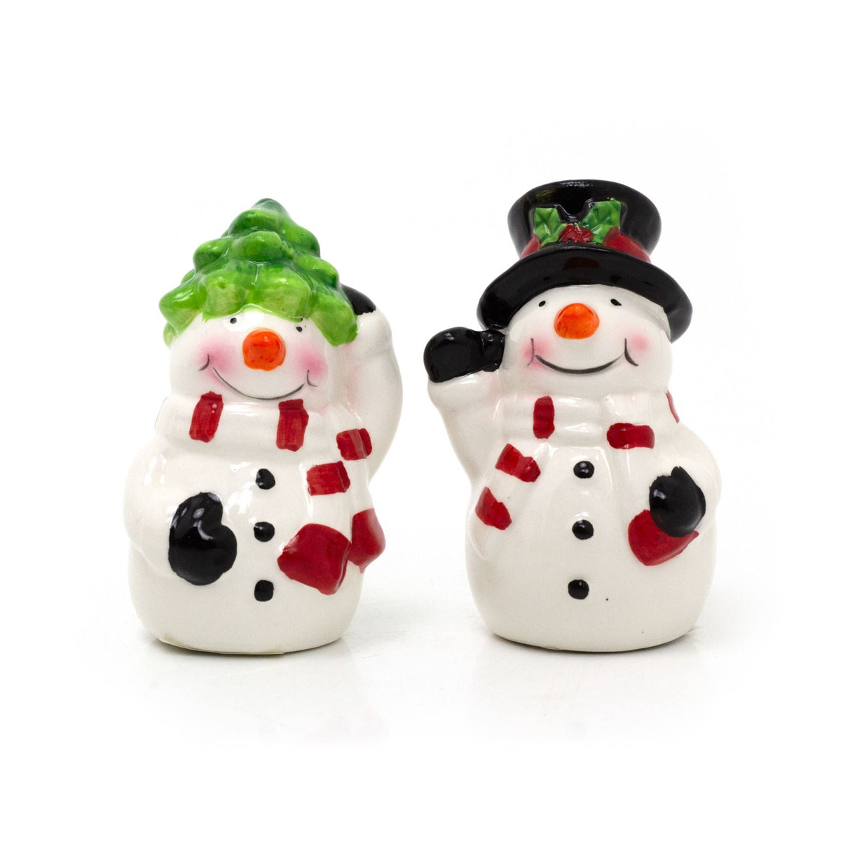 Christmas Snowman Salt & Pepper Pots | Festive Novelty Salt & Pepper Shakers Salt and Pepper Shakers - Tophatter Daily Deals