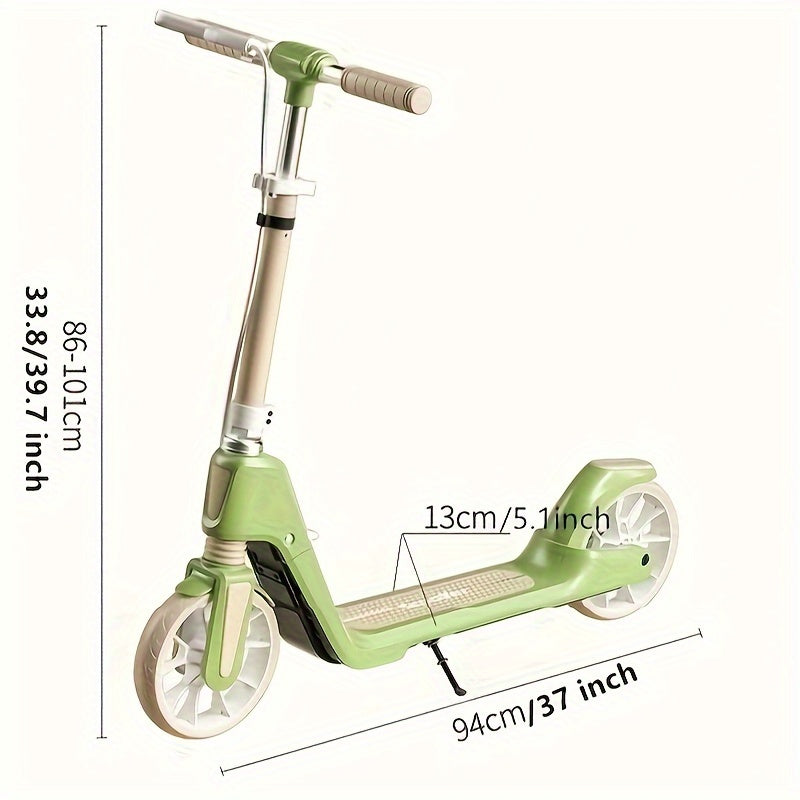 Adult Scooter PU Wheels Suspension Brake Riding Scooters - Tophatter Daily Deals