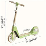 Adult Scooter PU Wheels Suspension Brake Riding Scooters - Tophatter Daily Deals