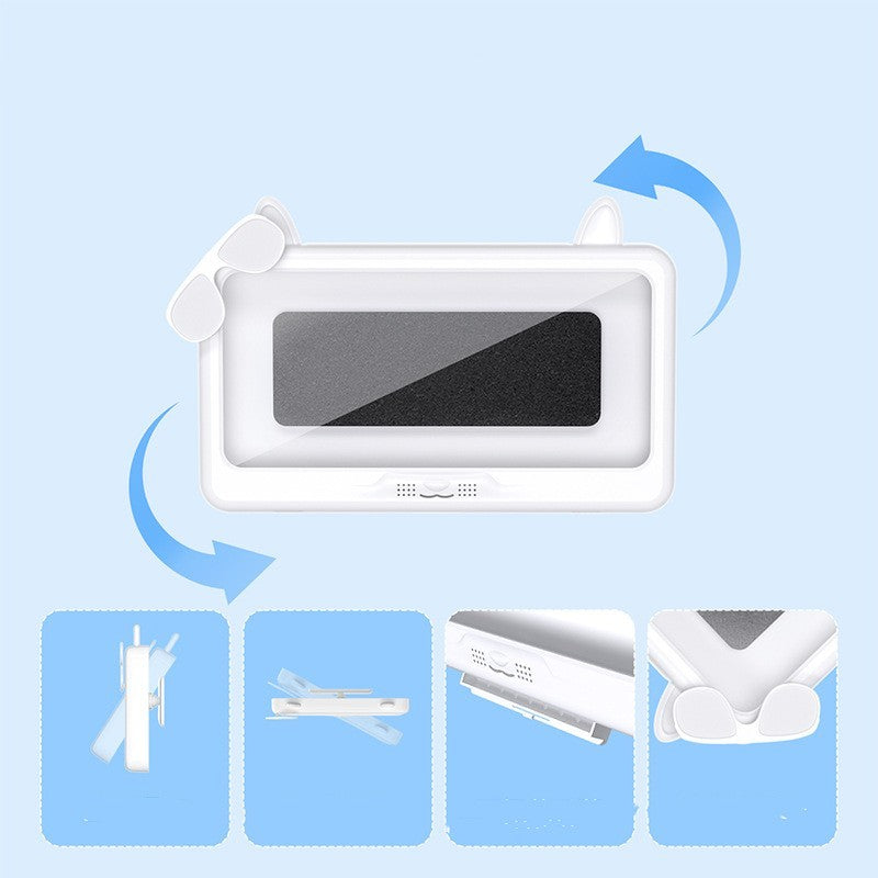 Bathroom Waterproof Mobile Phone Bracket Bathing And Watching TV White 0 - Tophatter Daily Deals
