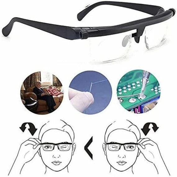 Adjustable Focus Glasses Near Far Vision Fall 2025 - Tophatter Daily Deals