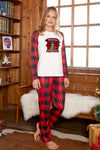 Graphic Top and Plaid Pants Set - Tophatter Deals and Online Shopping - Electronics, Jewelry, Beauty, Health, Gadgets, Fashion - Tophatter's Discounts & Offers - tophatters