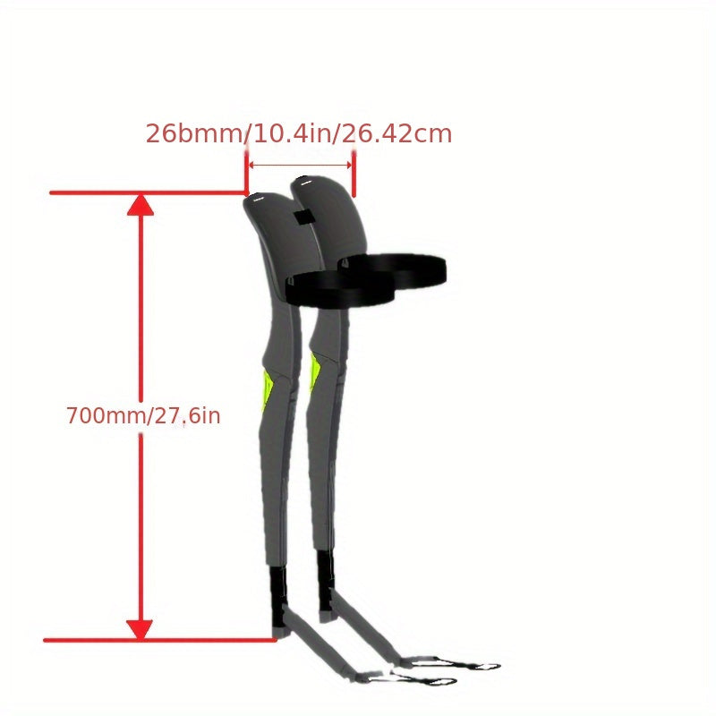 Adjustable Work Chair Waterproof Non-Slip Round Stool Bicycle Accessories - Tophatter Daily Deals