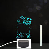 3D Acrylic Board Handwriting Message Board LED Light Style10 Black A 0 - Tophatter Daily Deals