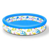 48 x 10 Inflatable Swimming Pool with 3 Velvets Water Drain Plug Outdoor Recreation - Tophatter Daily Deals