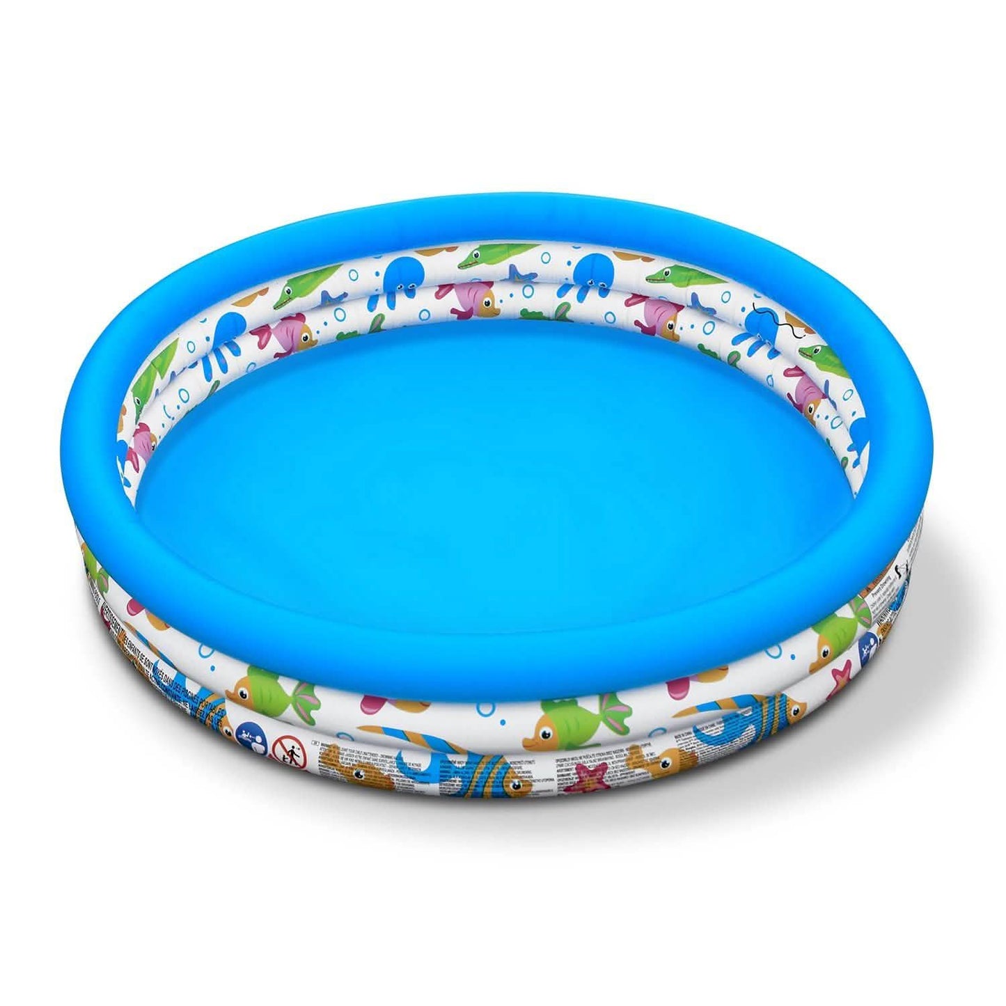 48 x 10 Inflatable Swimming Pool with 3 Velvets Water Drain Plug Outdoor Recreation - Tophatter Daily Deals