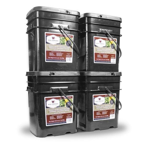 480 Serving Wise Vegetable Bucket Survival - Tophatter Daily Deals