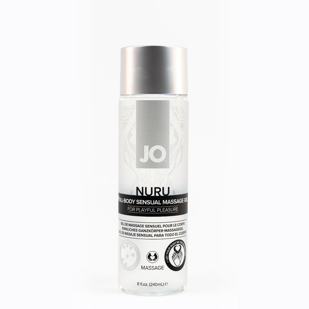 JO Nuru Massage Gel – Water-Based Massage Lubricant 240ml Bottle > Lube > Water Based - Tophatter Daily Deals