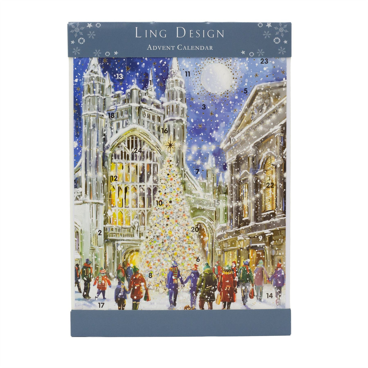 Christmas Eve Advent Calendar | Traditional Cathedral Christmas Advent Calendar Advent Calendar - Tophatter Daily Deals