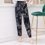 Bloomers plus size mother pants cotton linen pants 3color 0 - Tophatter Daily Deals